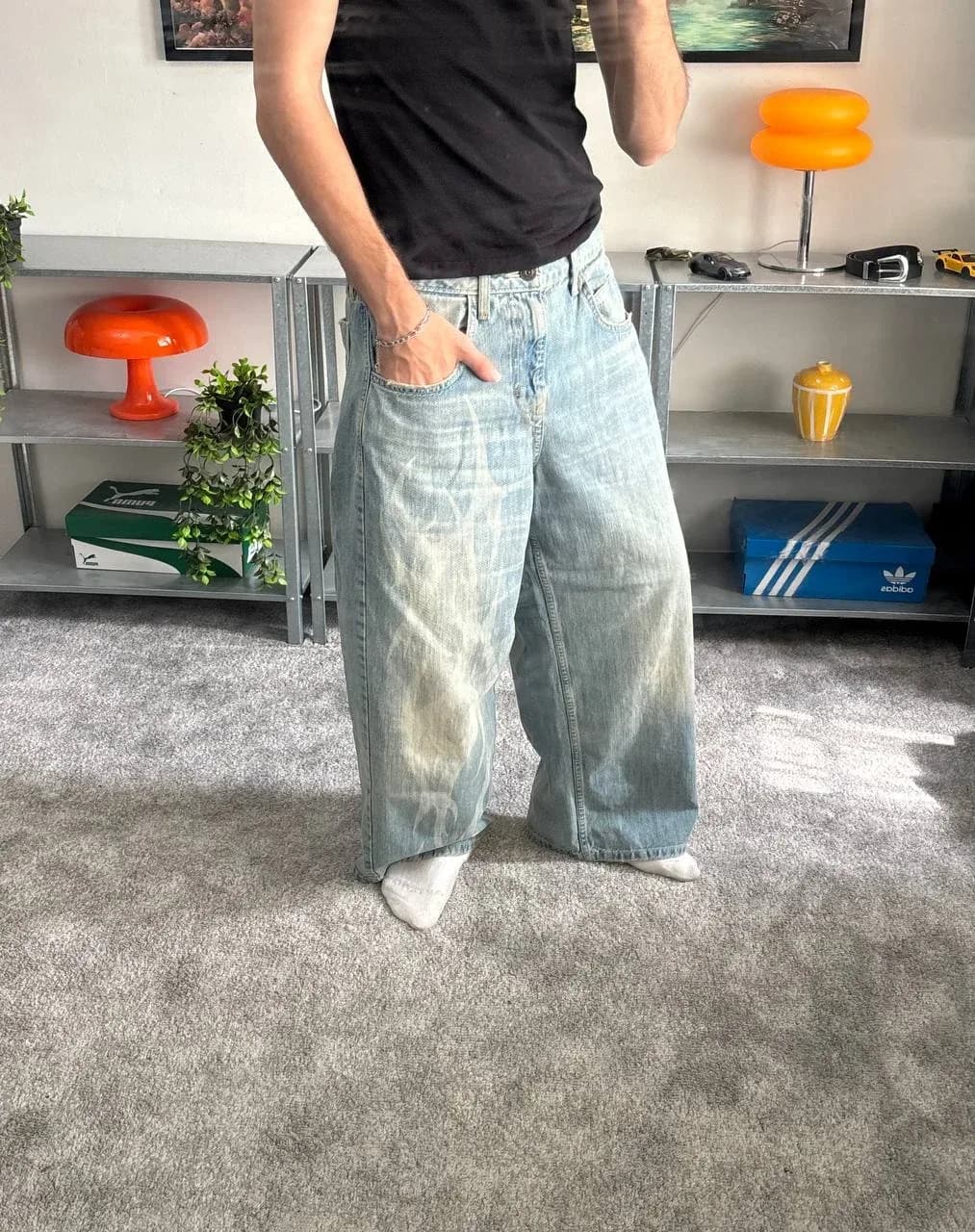 Lazerli Baggy Jeans - 1